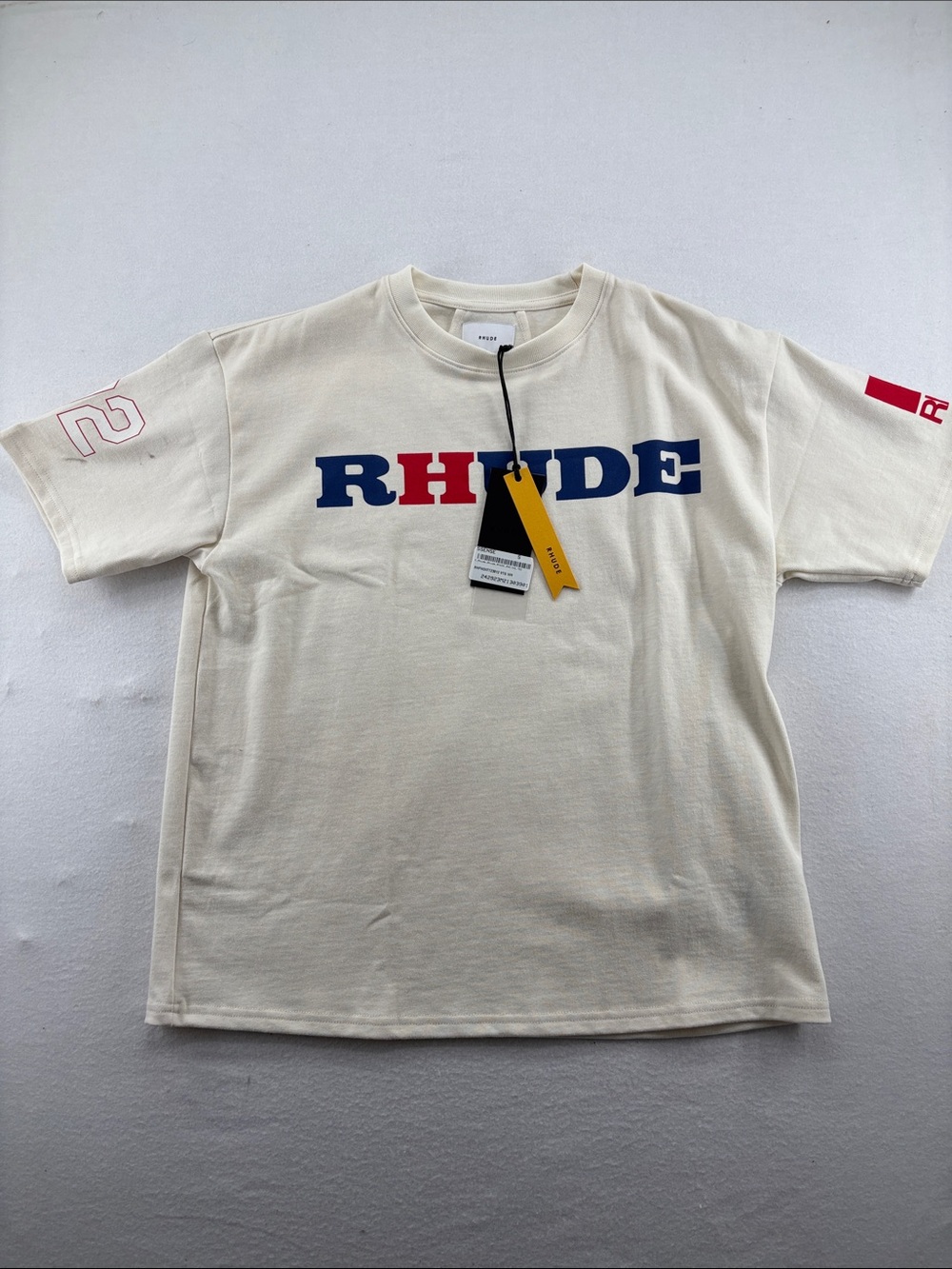 NEW! RHUDE RACING TEE WHITE - Size Small